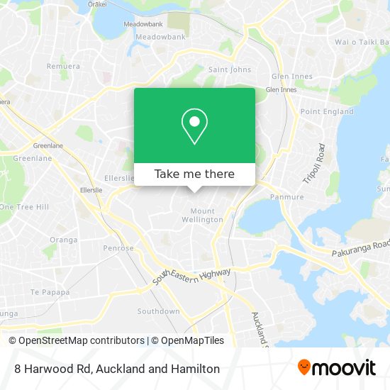 8 Harwood Rd map