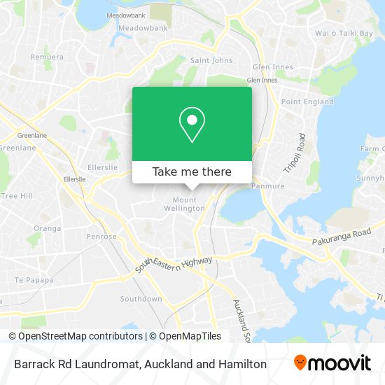 Barrack Rd Laundromat map
