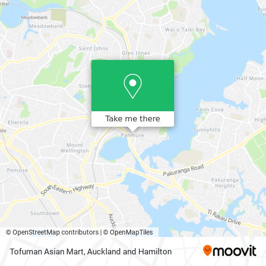 Tofuman Asian Mart map