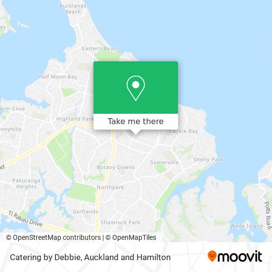 Catering by Debbie map
