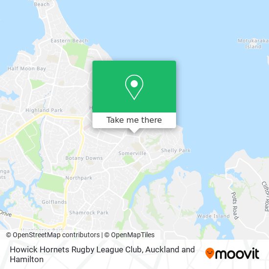 Howick Hornets Rugby League Club地图