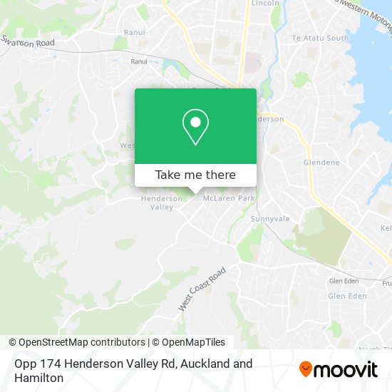 Opp 174 Henderson Valley Rd地图