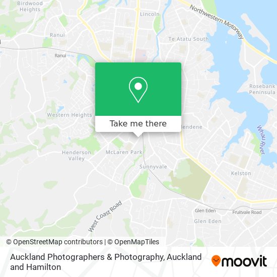 Auckland Photographers & Photography地图