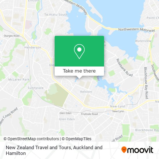 New Zealand Travel and Tours map