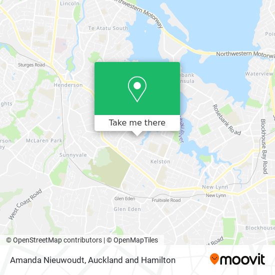 Amanda Nieuwoudt map