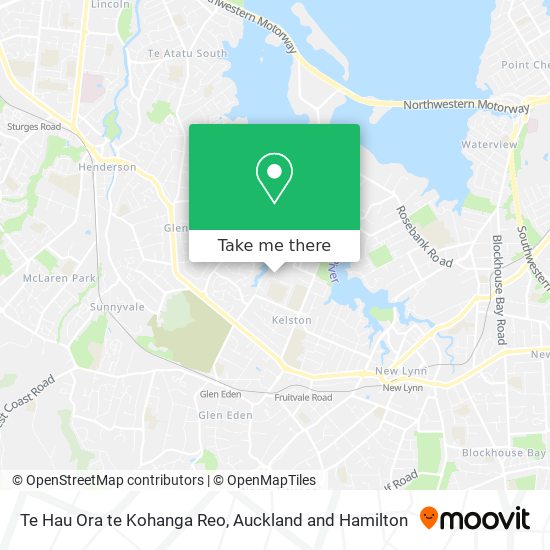 Te Hau Ora te Kohanga Reo map