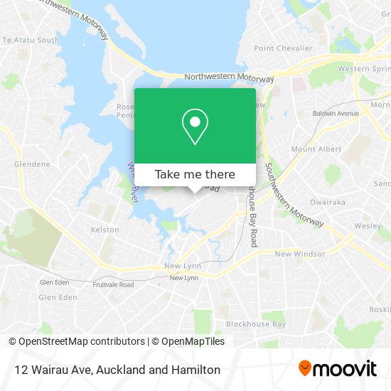 12 Wairau Ave map