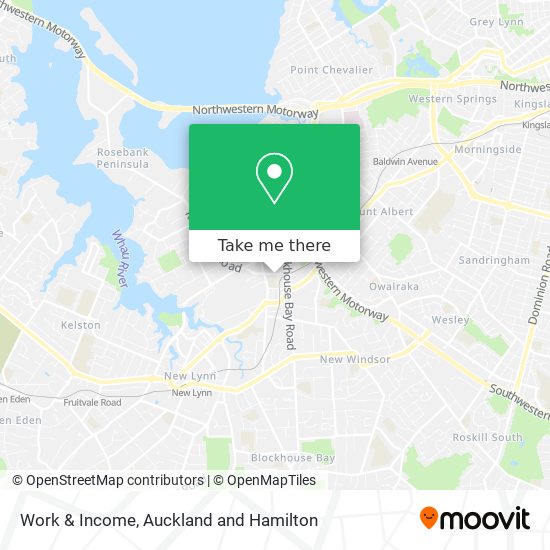 Work & Income map