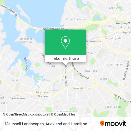 Maunsell Landscapes map