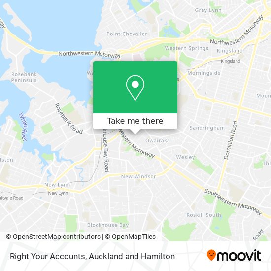 Right Your Accounts map