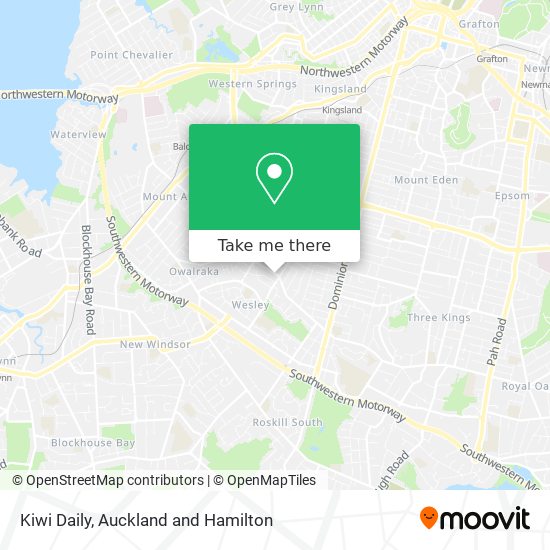 Kiwi Daily地图