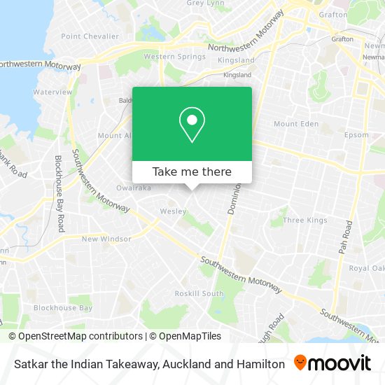 Satkar the Indian Takeaway map