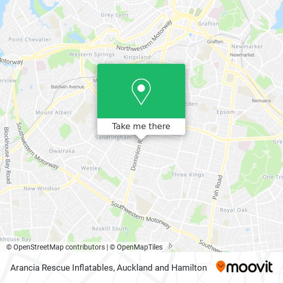 Arancia Rescue Inflatables map