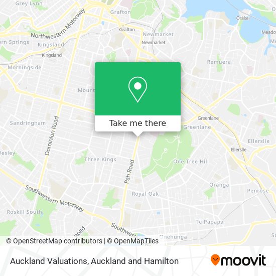 Auckland Valuations map