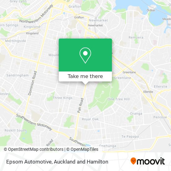 Epsom Automotive map