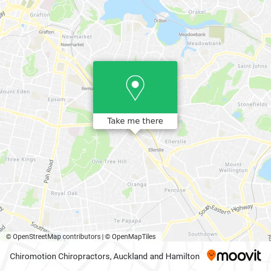 Chiromotion Chiropractors map