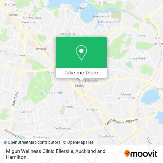 Migun Wellness Clinic Ellerslie map