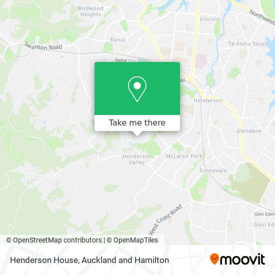 Henderson House map