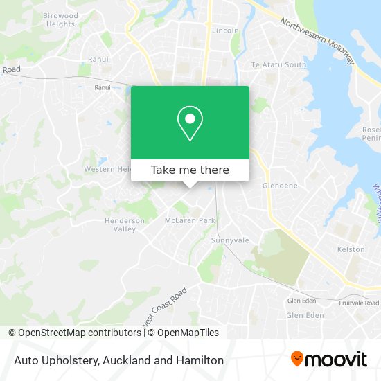 Auto Upholstery map