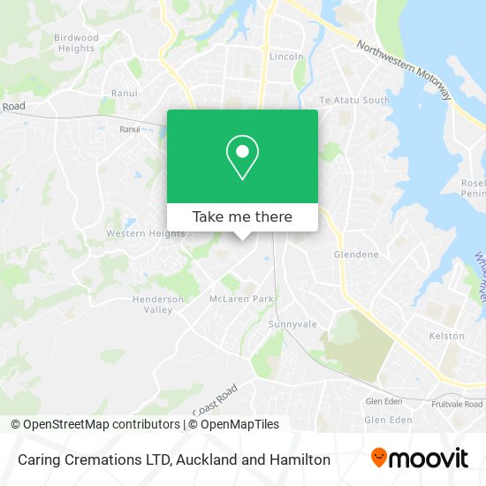 Caring Cremations LTD map