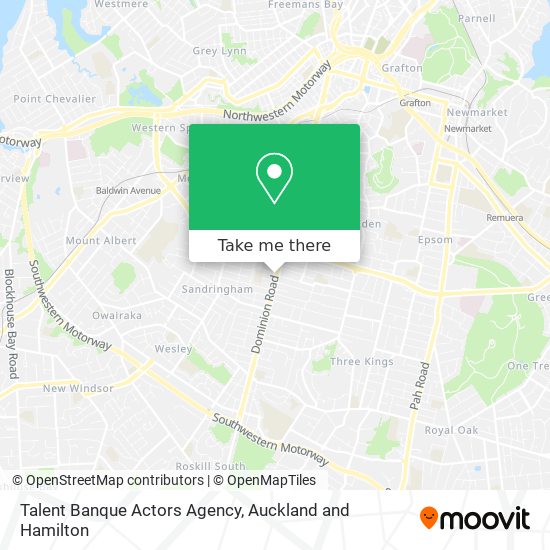 Talent Banque Actors Agency map