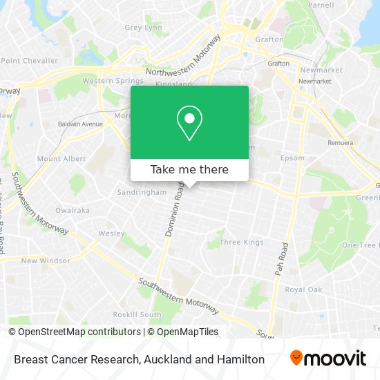 Breast Cancer Research map