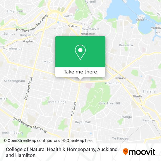 College of Natural Health & Homeopathy地图