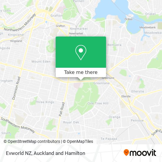 Evworld NZ map