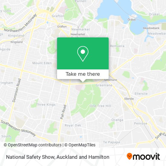 National Safety Show map