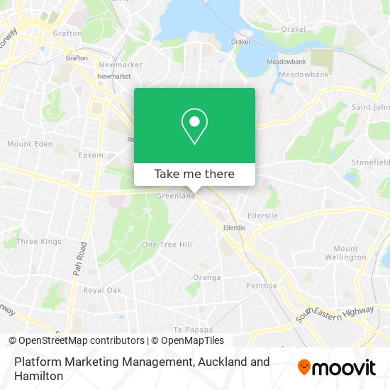 Platform Marketing Management map