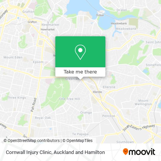 Cornwall Injury Clinic map