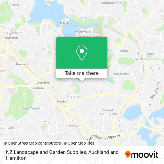 NZ Landscape and Garden Supplies map