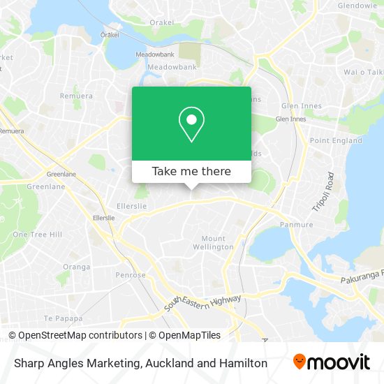 Sharp Angles Marketing map