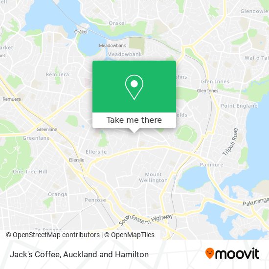 Jack's Coffee map