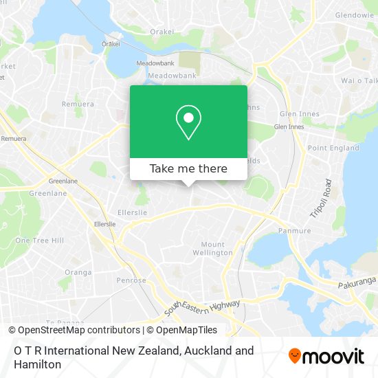 O T R International New Zealand map