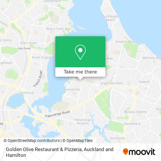 Golden Olive Restaurant & Pizzeria map