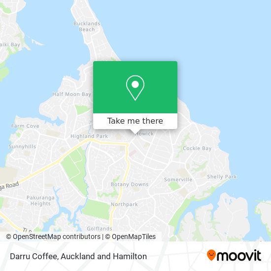 Darru Coffee map