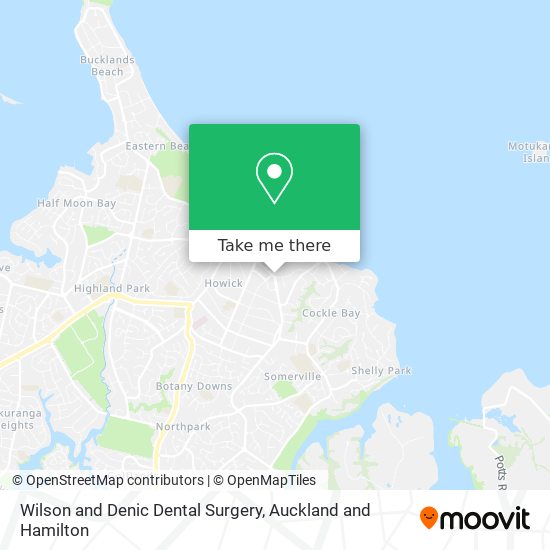 Wilson and Denic Dental Surgery map