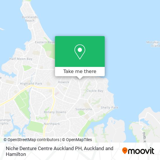 Niche Denture Centre Auckland PH map