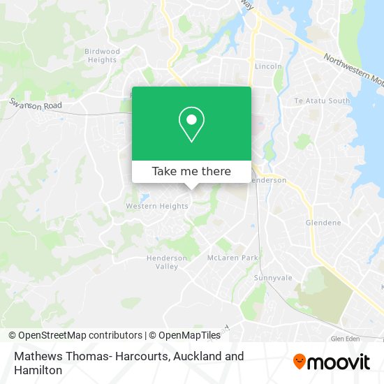 Mathews Thomas- Harcourts map