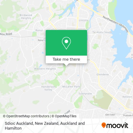 Sdioc Auckland, New Zealand地图