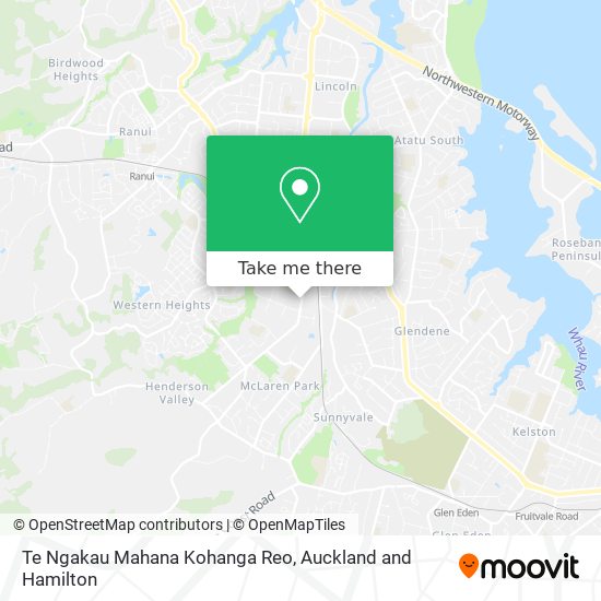 Te Ngakau Mahana Kohanga Reo map