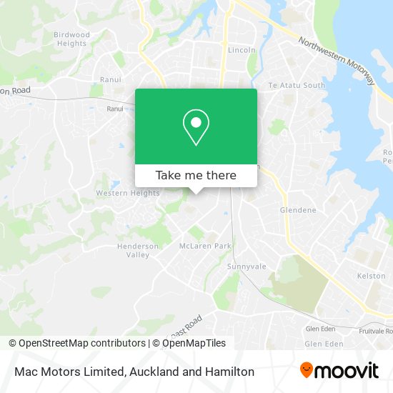 Mac Motors Limited map