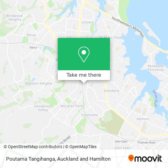 Poutama Tangihanga map