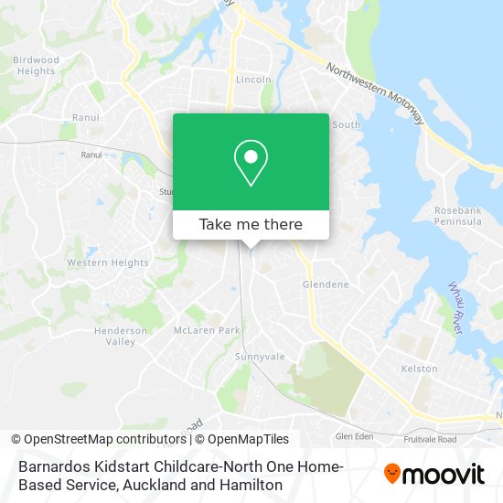 Barnardos Kidstart Childcare-North One Home-Based Service map