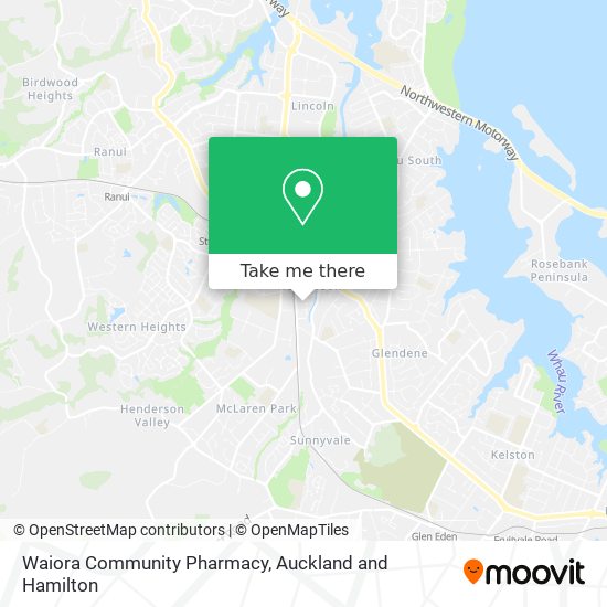 Waiora Community Pharmacy map