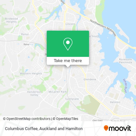 Columbus Coffee map