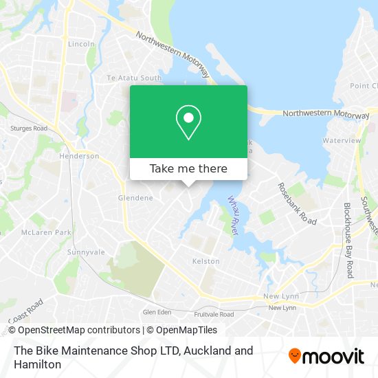 The Bike Maintenance Shop LTD map