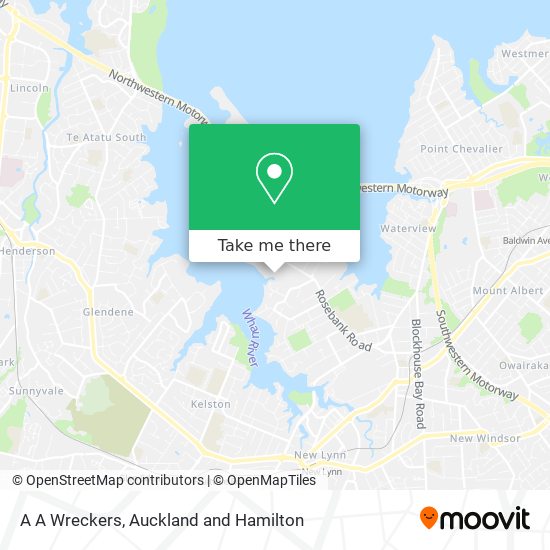 A A Wreckers map