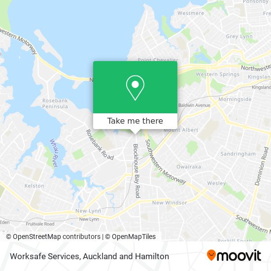 Worksafe Services map